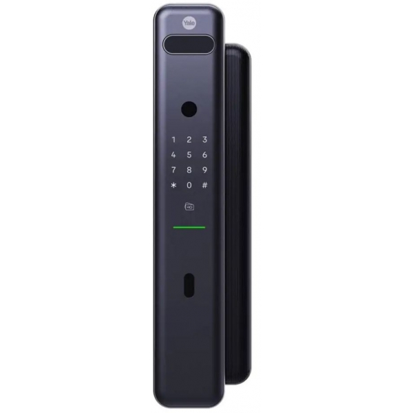 Yale 耶魯 Luna Pro+ 人臉識別智能電子門鎖 (啞黑配星際灰色) (總代理安裝)